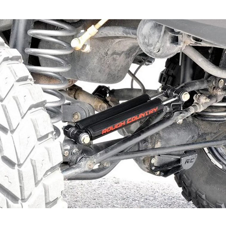 Doppio ammortizzatore di sterzo Rough Country per Jeep Wrangler TJ