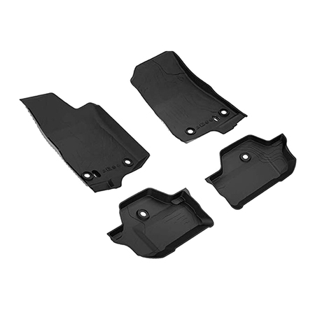 Tappetini anteriori e posteriori OFD per Jeep Wrangler JL 2 porte dal 2019 in poi