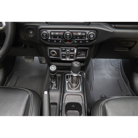 Tappetini anteriori e posteriori OFD per Jeep Wrangler JLU 4 Porte (2019-)