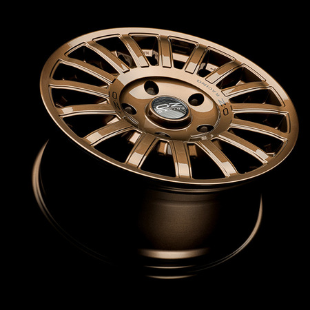 Cerchio in lega Rally Raid OZ 17&times;8 ET 0 Bronzo per Jeep Wrangler JK, JL, Gladiator JT e Grand Cherokee WJ, WK e WK2 dal 1999 in poi