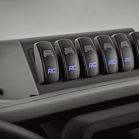Kit pulsantiera 6 bottoni MLC-6 di Rough Country per Jeep Wrangler JL e JLU dal 2019 in poi