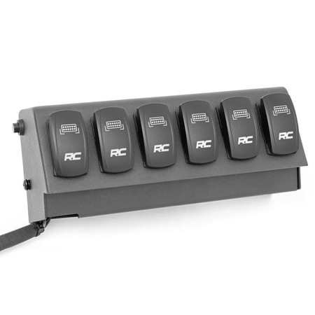Kit pulsantiera 6 bottoni MLC-6 di Rough Country per Jeep Wrangler JL e JLU dal 2019 in poi