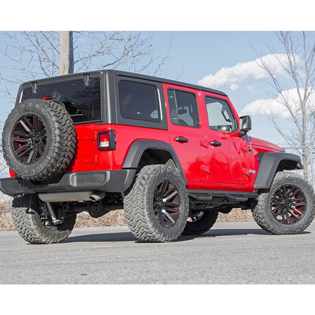 Pedane laterali Rough Country per Jeep Wrangler JLU 4 porte (2018-)