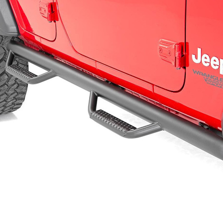 Pedane laterali Rough Country per Jeep Wrangler JLU 4 porte (2018-)