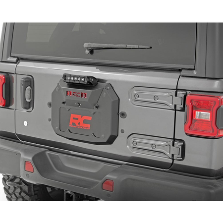 Kit per rimozione ruota di scorta con led ausiliario Rough Country per Jeep Wrangler JL (2018-)