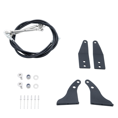 Kit cavi alza rami OFD per Jeep Wrangler JL, JLU, 4xe e Gladiator JT dal 2019 in poi