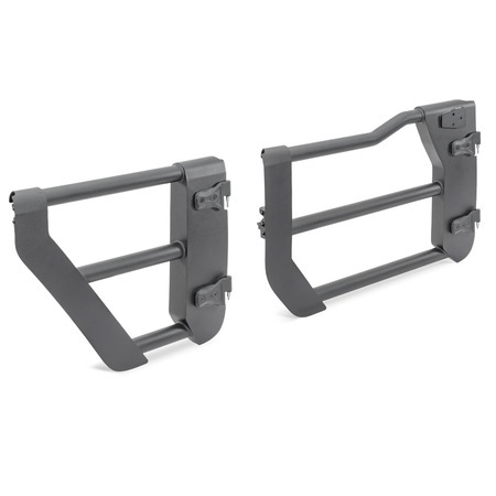 Porte tubolari Quadratec anteriori e posteriori per Jeep Wrangler JLU 4 porte e Gladiator JT
