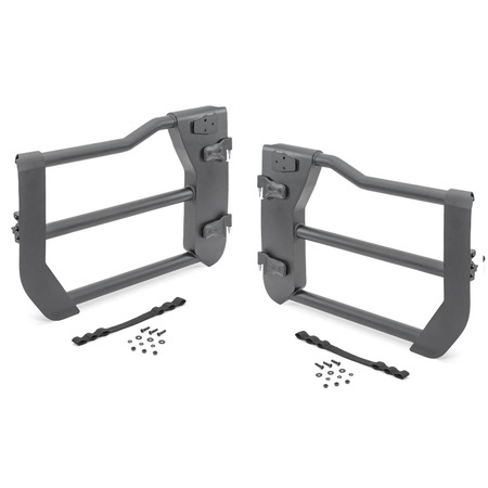 Porte tubolari Quadratec anteriori per Jeep Wrangler JL 2 porte