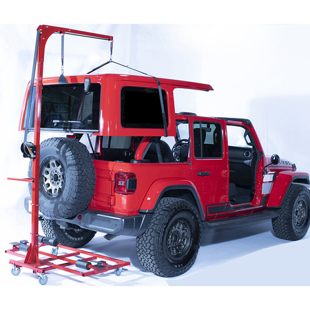 Kit Hoist-A-Cart Gen 2 rimozione e stoccaggio hard top e porte per Jeep Wrangler JK e JL