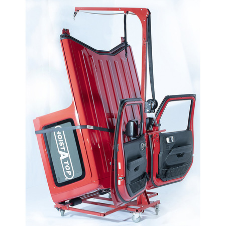 Kit Hoist-A-Cart Gen 2 rimozione e stoccaggio hard top e porte per Jeep Wrangler JK e JL