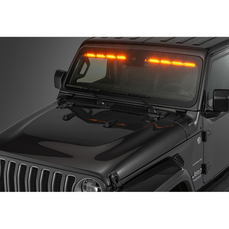 Barra LED Stealth Gen II 50 Quadratec interna per Jeep Wrangler JL e Gladiator JT compatibile con cruise control adattivo (ACC)