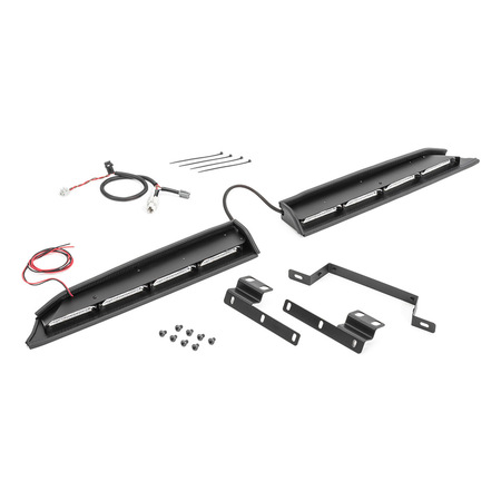 Barra LED Stealth Gen II 50 Quadratec interna per Jeep Wrangler JL e Gladiator JT compatibile con cruise control adattivo (ACC)