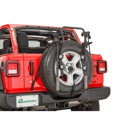 Porta biciclette Quadratec Spare Tire Mount 2 due posti per Jeep Wrangler JL