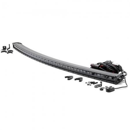 Barra a LED 50" Curva Rough Country Cree Single Row Black Series