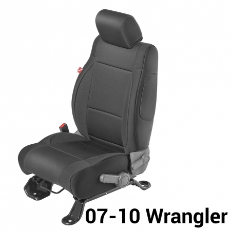 Coprisedili GEARFLAG In Neoprene Per Jeep Wrangler JK Unlimited 4 Porte (2007-2017) Set Completo Rosso/Nero