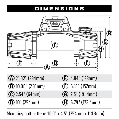 Verricello Warn VR EVO 12