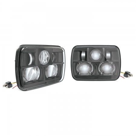 Fari a LED Quadratec Premium per Jeep Cherokee XJ e Wrangler YJ