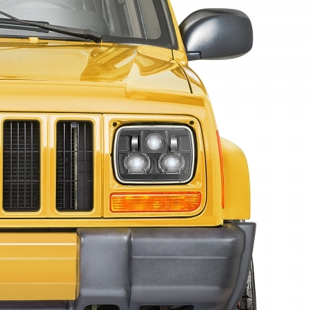 Fari a LED Quadratec Premium per Jeep Cherokee XJ e Wrangler YJ