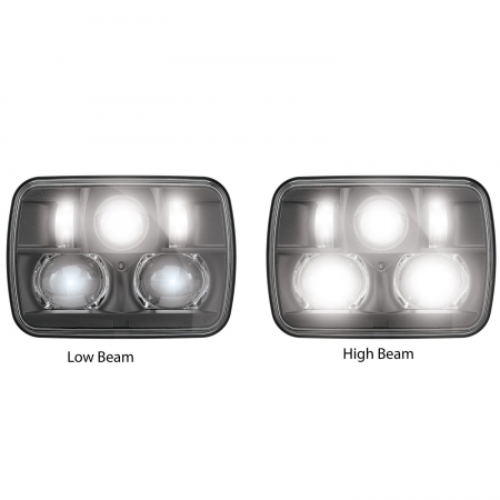 Fari a LED Quadratec Premium per Jeep Cherokee XJ e Wrangler YJ
