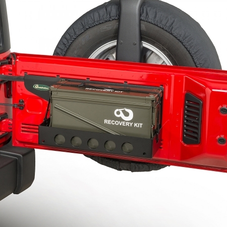 Mensola porta oggetti Quadratec con cassetta porta oggetti per Jeep Wrangler JK