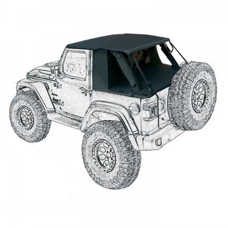 Suntop Ultimate Cargo Top U2 per Jeep Wrangler JL 2 porte dal 2019 in poi