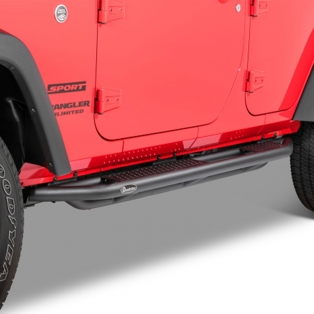 Pedane laterali Quadratec QRC Heavy Duty per Jeep Wrangler JKU 4 porte