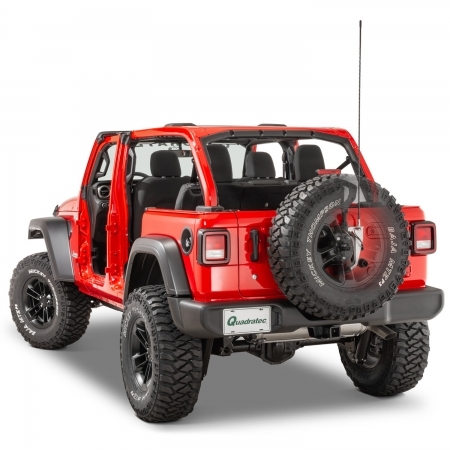 Supporto antenna CB e antenna da 48 Quadratec per Jeep Wrangler JL