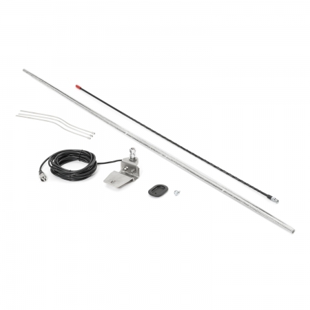 Antenna CB e supporto parafango Quadratec per Jeep Wrangler JL e Gladiator JT