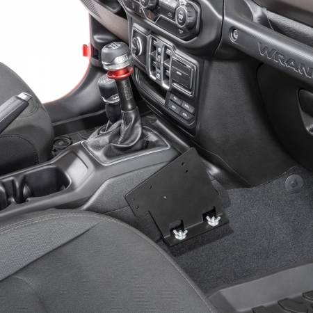 Supporto Quadratec con sgancio rapido per radio CB per Jeep Wrangler JL e Gladiator JT