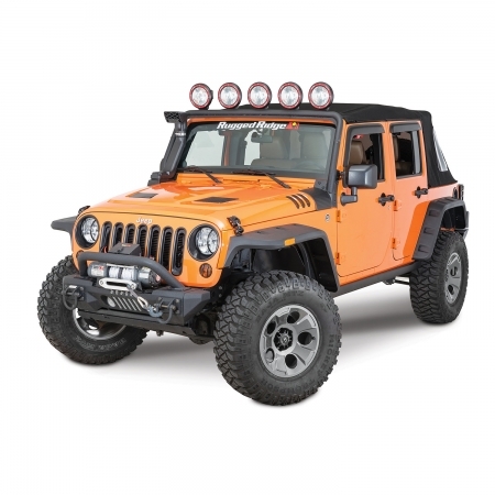 Cowl Body Armor Rugged Ridge per Jeep Wrangler JK - Immagine 3
