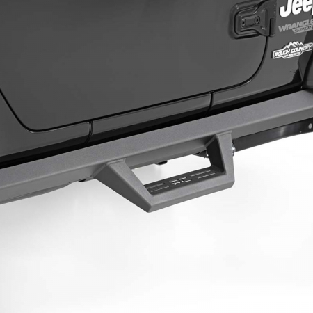 Pedane laterali Rough Country Drop Step per Jeep Wrangler JL 2 porte dal 2019 in poi