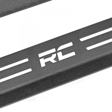 Pedane laterali Rough Country Drop Step per Jeep Wrangler JL 2 porte dal 2019 in poi