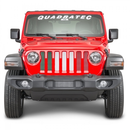 Inserto griglia UnderTheSun per Jeep Wrangler JL, JLU e Gladiator JT diverse grafiche dal 2019 al 2023