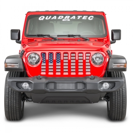 Inserto griglia UnderTheSun per Jeep Wrangler JL, JLU e Gladiator JT diverse grafiche dal 2019 al 2023