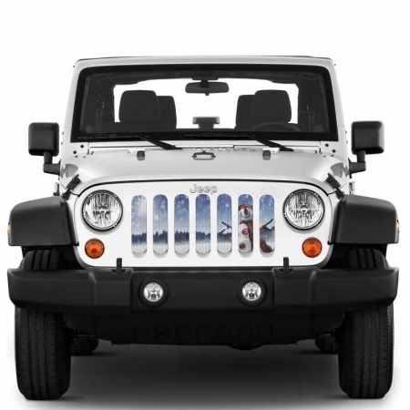 Inserto griglia UnderTheSun per Jeep Wrangler JL, JLU e Gladiator JT diverse grafiche dal 2019 al 2023