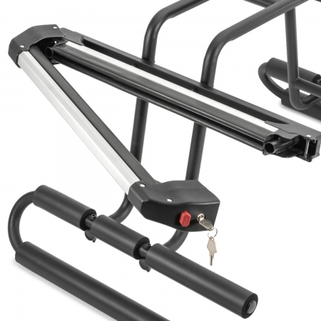 Adattatore porta sci Quadratec per porta biciclette universale da ruota di scorta