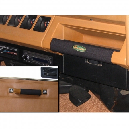Rivestimento in neoprene Quadratec per maniglie portiere e maniglione passeggero per Jeep Wrangler YJ