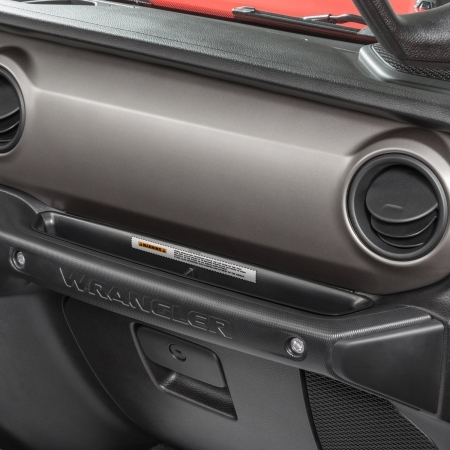 Vaschette porta oggetti console e maniglia passeggero Quadratec per Jeep Wrangler JL e Gladiator JT