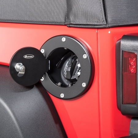 Sportello carburante Quadratec in alluminio per Jeep Wrangler JK