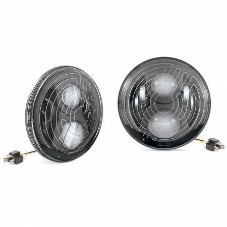 Fari anteriori Quadratec Premium per Jeep CJ 55-86 e Wrangler TJ 97-06 e JK 07-18