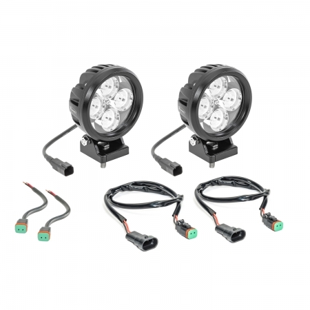Kit 2 Faretti LED Quadratec 4 per Jeep Wrangler JK
