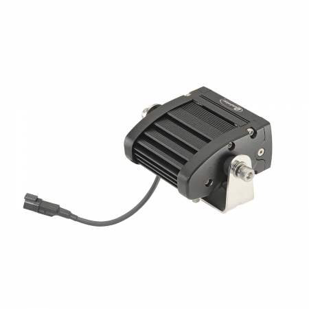 Kit Faretti LED Quadratec 4 rettangolari con staffa di montaggio su parabrezza per Jeep Wrangler TJ