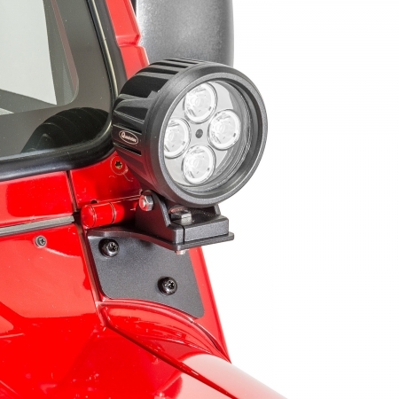 Supporti parabrezza Quadratec per faretti ausiliari per Jeep Wrangler TJ