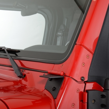 Supporti parabrezza Quadratec per faretti ausiliari per Jeep Wrangler TJ