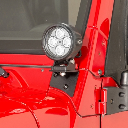 Supporti parabrezza Quadratec per faretti ausiliari per Jeep Wrangler TJ