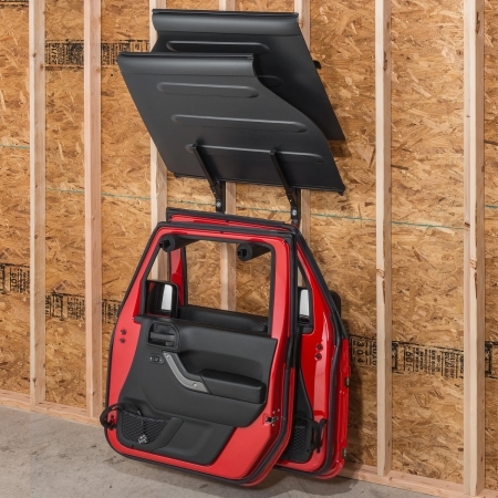 Staffe appendi porte e freedom panel da muro Lange Originals per Jeep Wrangler JK e JL dal 2007 in poi