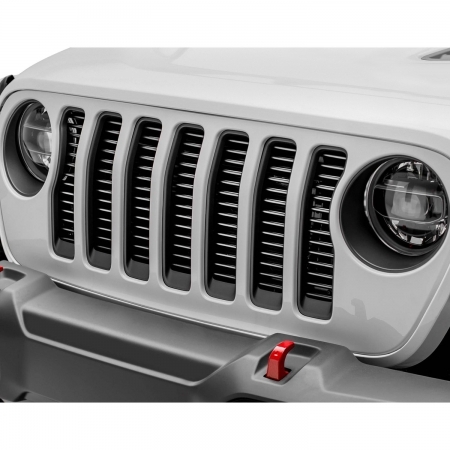 Griglia mascherina T-Rex tubolare in alluminio per Jeep Wrangler JL, JLU e Gladiator JT dal 2019 al 2023