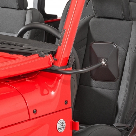 Specchietti retrovisori Rugged Ridge rettangolari per Jeep Wrangler JL e Gladiator JT - Immagine 6