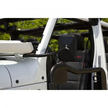 Specchietti retrovisori Rugged Ridge rettangolari per Jeep Wrangler JL e Gladiator JT - Immagine 1