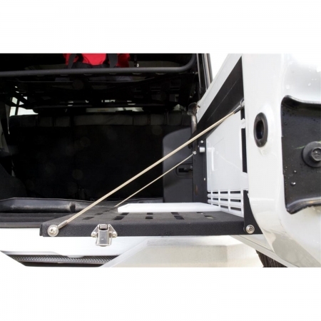 Tavolino richiudibile Tefaflex MP con tagliere per portellone posteriore per Wrangler JK - Immagine 2